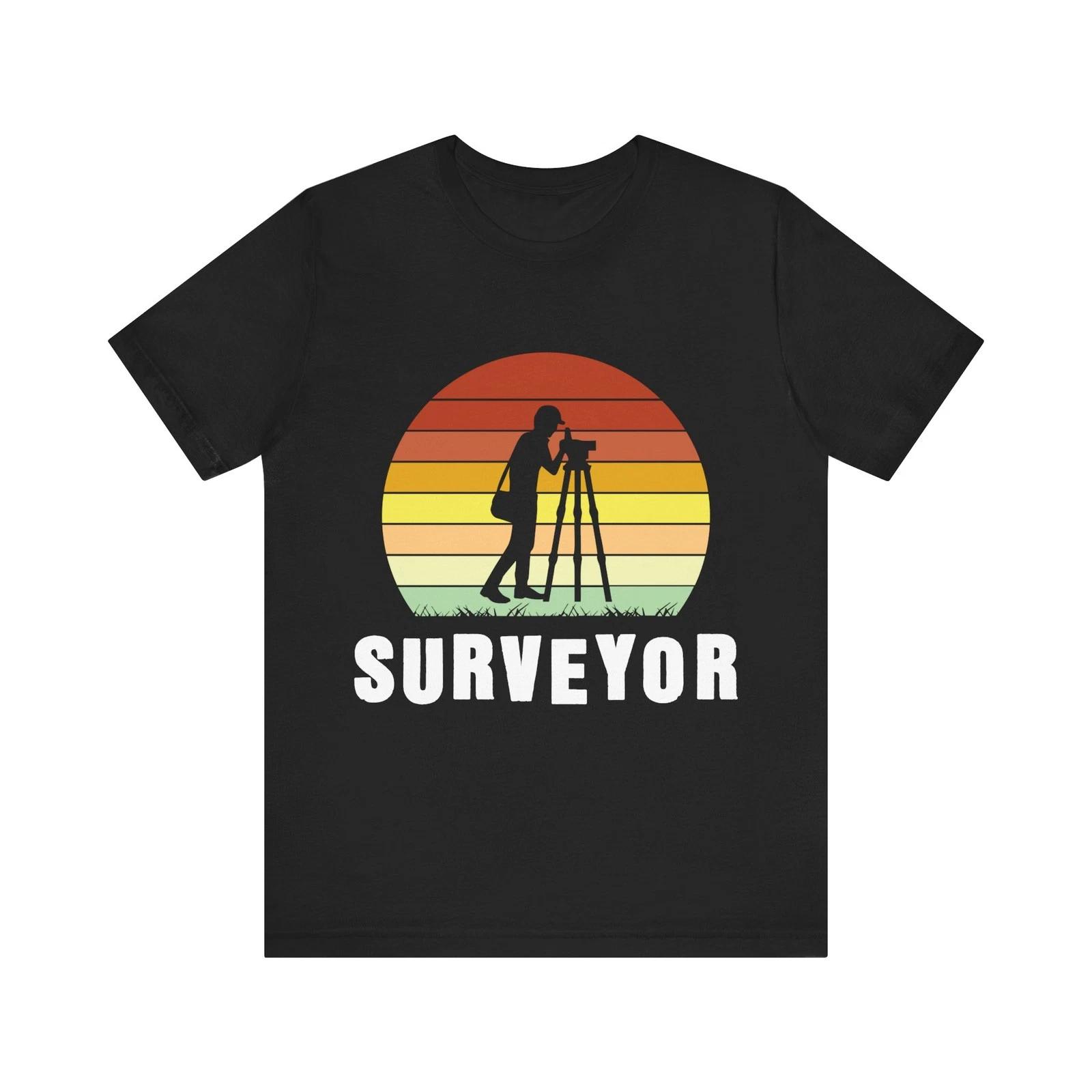 Land Surveying Shirt - Land Surveyor Gift - Land Surveying Equipment - Sunset 4XL