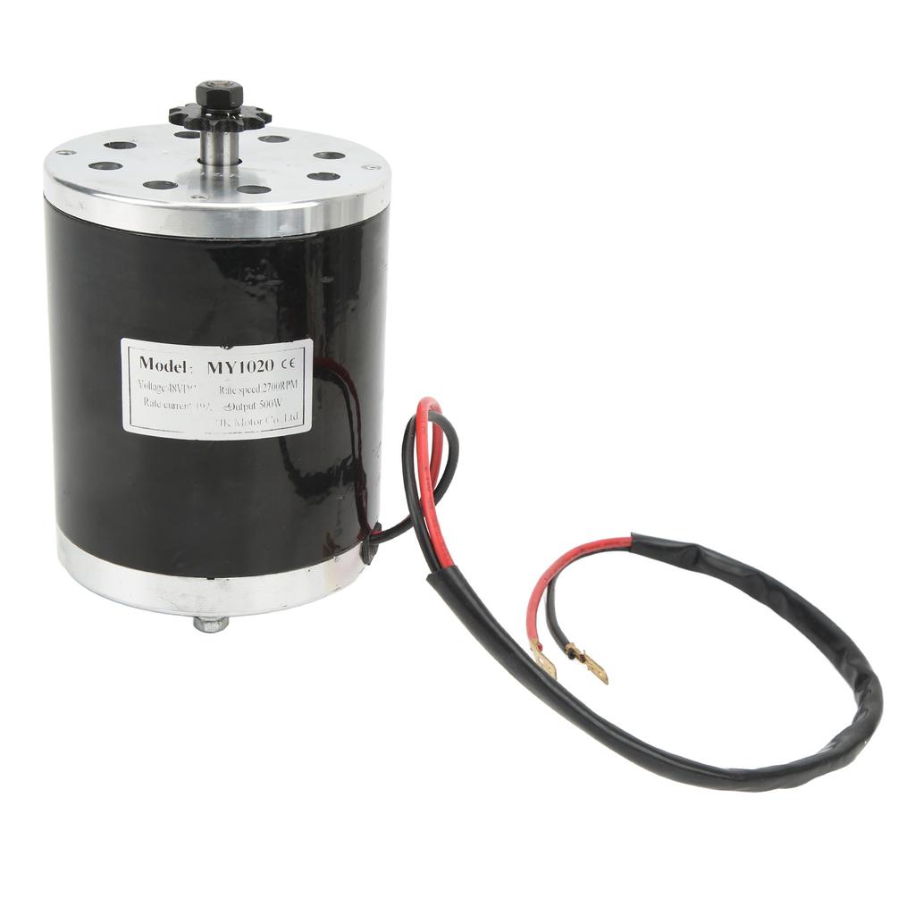 48V 500W Brushed Electric Motor Aluminum Alloy High Speed 2700RPM Electric Scooter Brushed DC Motor