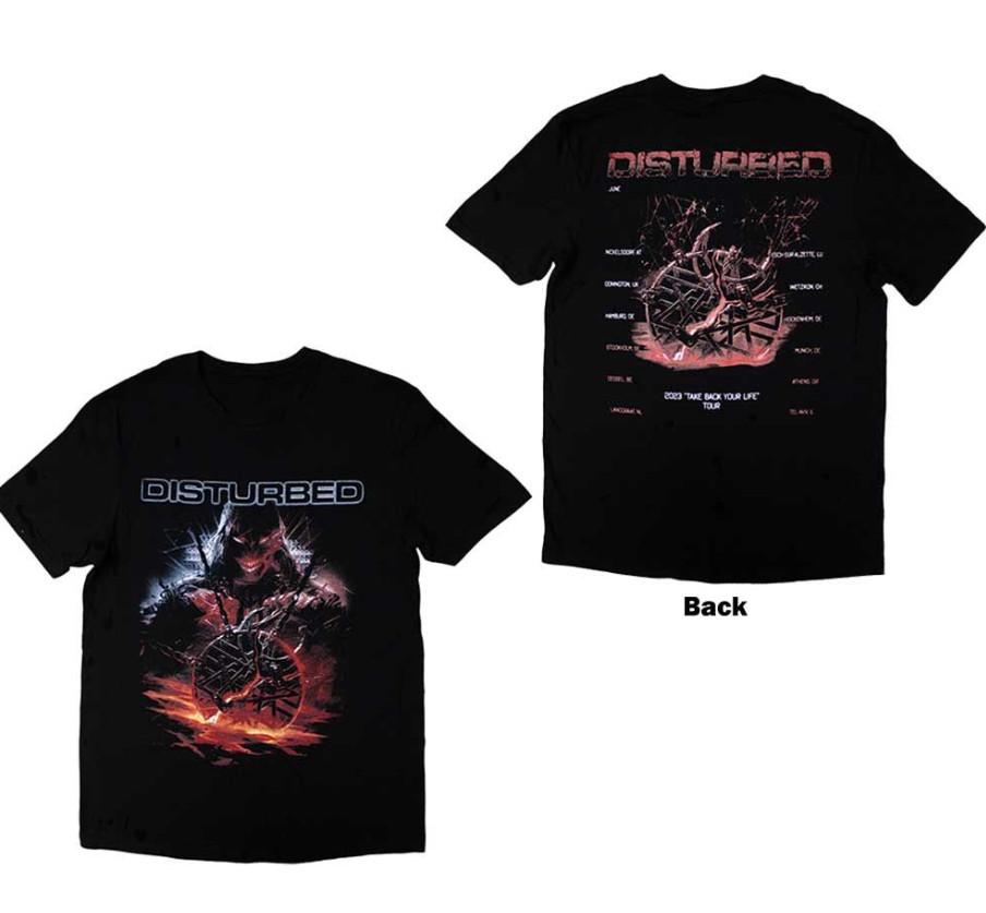 Disturbed European Tour 23 Medallion T-shirt size S-5XL XXXXL