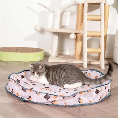 Katzenspielzeug Indoor Katzenspielzeug mit rollender Kugel Leise Automatisch Wiederaufladbar Oxford Jagdbezug Für Bewegung Training Jagd Spiel