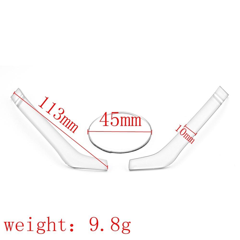 Mt09 Versatile Motorcycle Headlight Shield Offering Enhanced Protection Style And