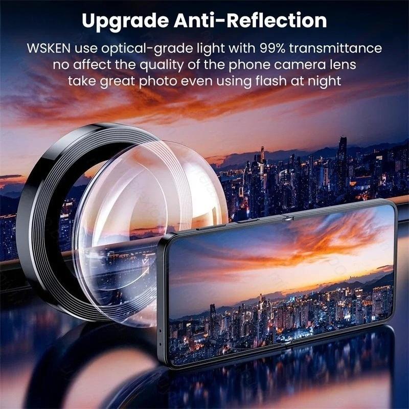 1-3PCS 9H HD Tempered Glass Camera Lens Protector Film Anti-scratch Alloy Metal Lens Ring Cover For Samsung Galaxy Z Flip 7 6 5