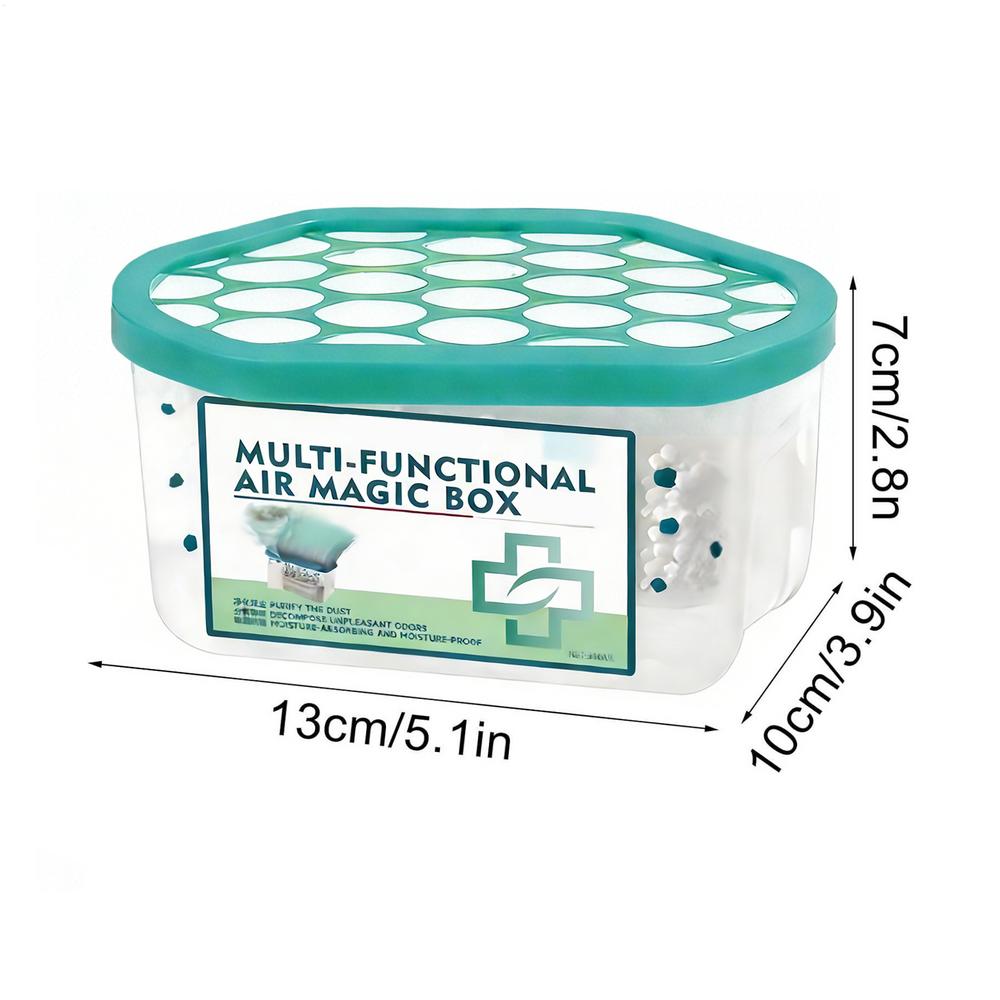 

Dust Removal Box Long-Lasting Indoor Freshener Automatic Dust-Sucking Air Fresheners for Home for Home Bathroom Closet Car Pet зелёный