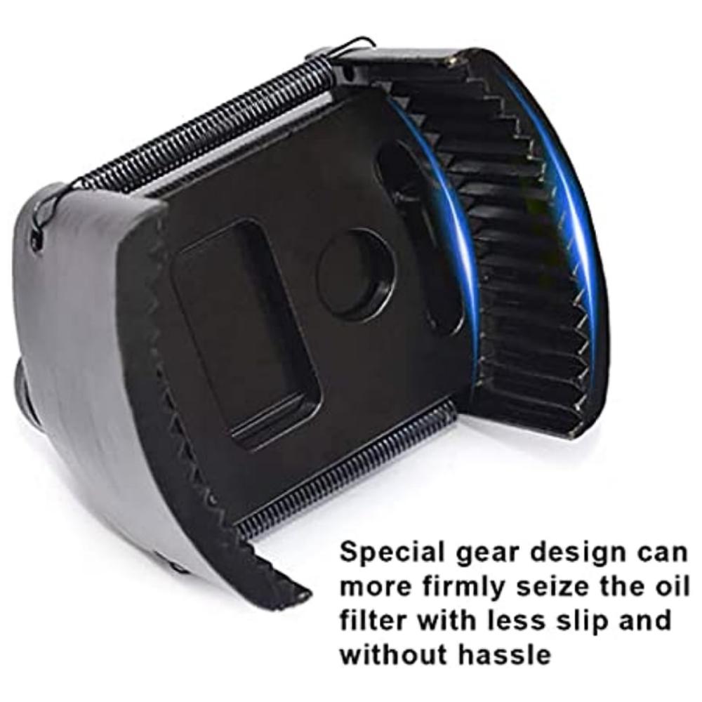 Allsome 60-105mm Adjustable Oil Filter Wrench For Car Oil Filter Wrench Fuel Filter Cast Removal Repair Tool Truck Motorcycle Accessorie