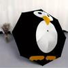 1 Stück Pinguin Automatisches Öffnen/Schließen, Ganzjahres Tragbarer Faltbarer Regenschirm, Reise, Alltag, Formelle Anlässe - Kompakter Luxus Sonnenschirm, Outdoor-Accessoire, D