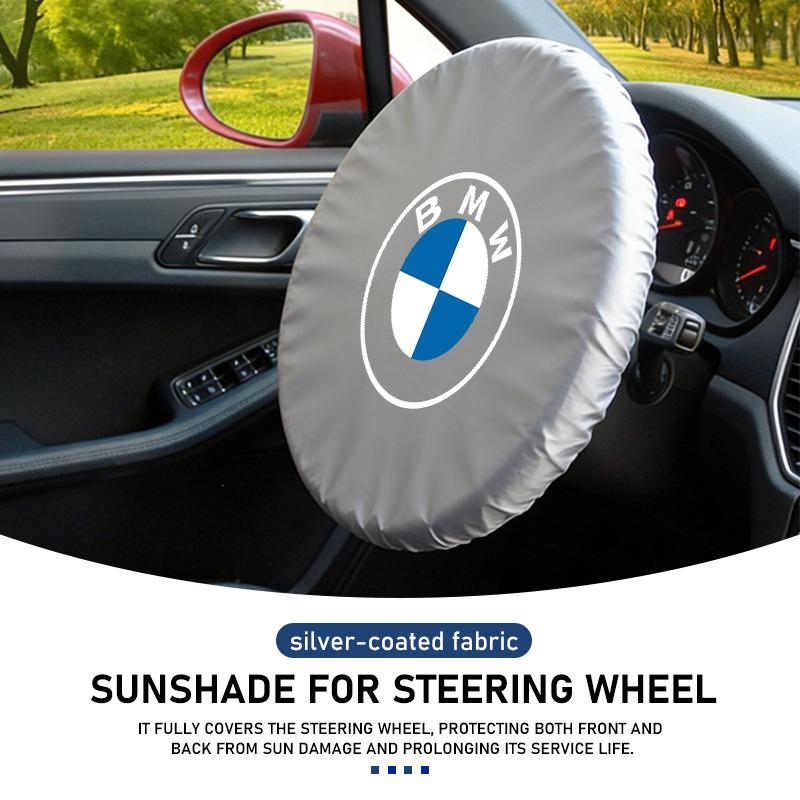 HVHE9 Portable Car Steering Wheel Sun Sunshade Anti-UV Protector Cover For BMW M Performance Alpina M3 M5 M6 X1 X3 X4 X5 G20