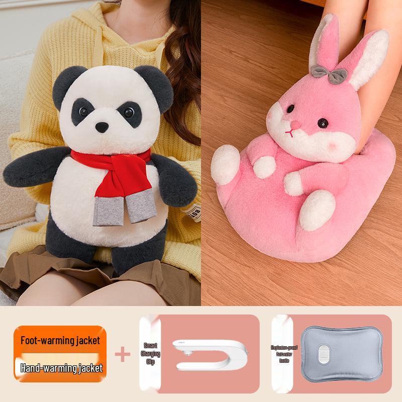 Electric Explosion-Proof Hot Water Bottle: Hand and Foot Warmer for Girls' Bed