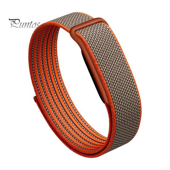 Bracelet de Montre Connecteur Universel pour Google Fitbit Air, Bracelet de Remplacement Sport Respirant à Clipser Sécurisé, Bracelet Tissé Réglable Anti-transpiration