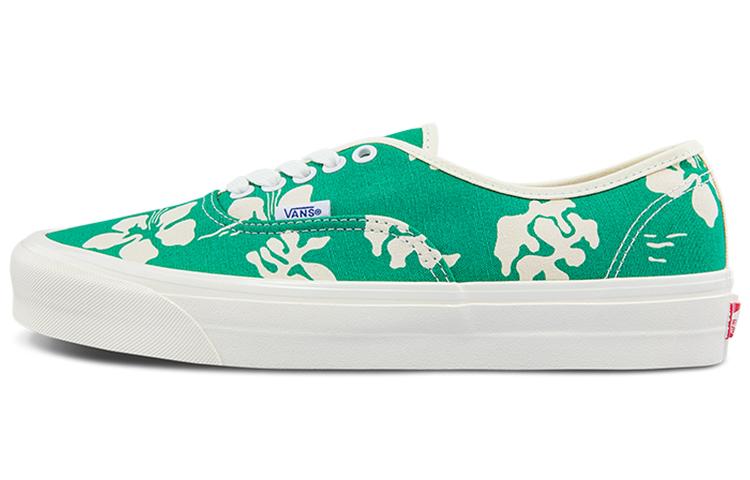 Vans Authentic 44 Dx Низкие Повседневные Кеды для Скейтбординга Зеленый Принт Унисекс VN0A5KX4AWP 34.5