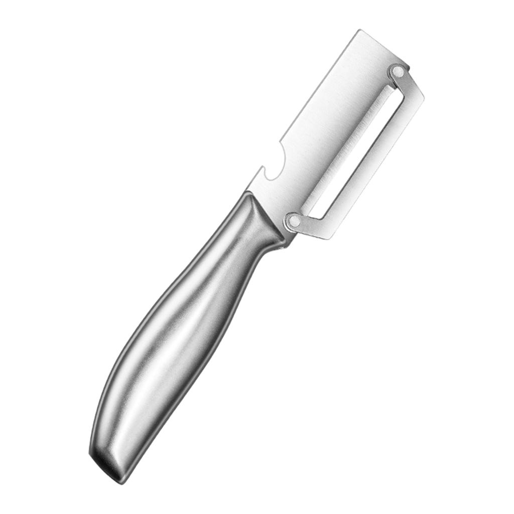 Stainless Steel Dual Function Peeler and Slicer with Ergonomic Handle for Fruits and Vegetables Kitchen Tool Durable Design