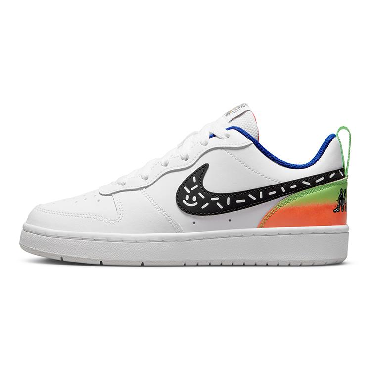 New Nike Court Borough Low White Black Photon Dust GS DV1367-101
