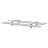 Day and Night - Day and Night Floating Shelves 2 Units Glass 8 Mm 60x20 Cm
