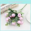 Rose Bud Simulation Flower Wedding Decoration Home Living Room Decoration Flower