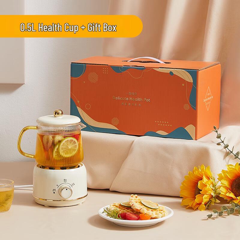 OIMG Thermostatic Glass Electric Tea Kettle