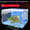 Klare Acryl Reptilienzuchtbox für Schildkröte, Eidechse, Spinne, Igel, Frosch