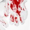 Ghostly Halloween Cosplay Bloodstain Print Gloves for Bone Chilling Style