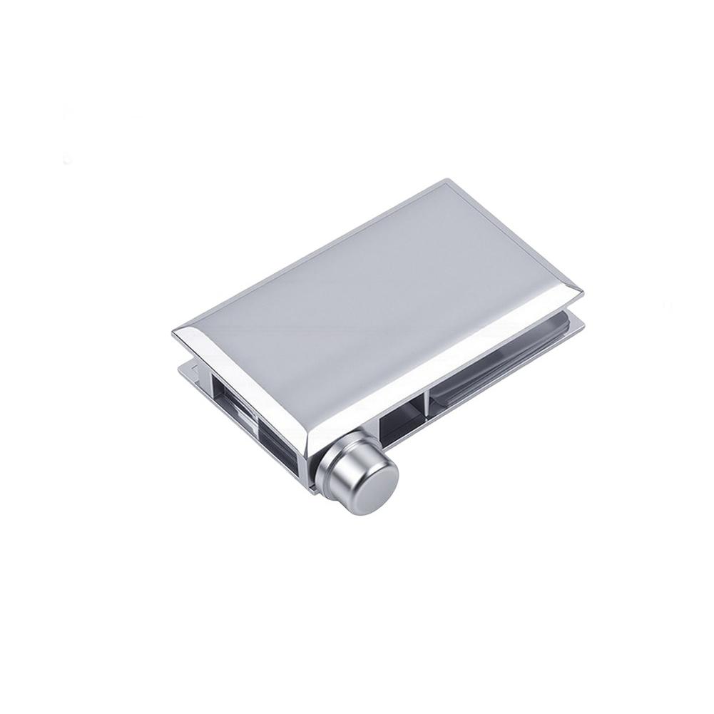 glass door hinge waterproof rust resistant Display cabinet hinge for 6 to 8mm glass zinc alloy spring loaded adjustable pivot