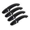 Door Handle Covers Gloss Black Fits For Ford Custom Transit Van Tourneo 2012+ High-Quality Car Accessories 4x