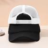 2pcs/1pc Casual Polyester 100% Fashion Sponge Cap with Lanyard, Breathable Mesh Versatile, Baseball Cap, Truck Driver Hat