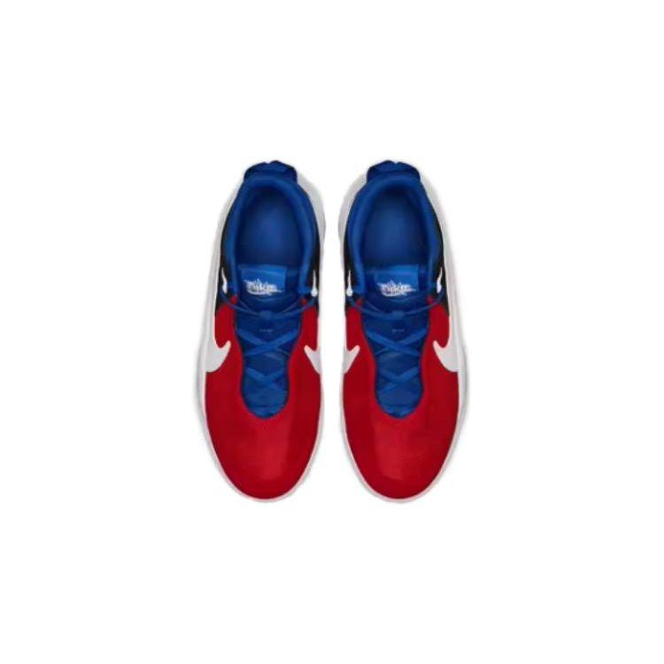 Nike Team Hustle D10 GS University Red Game Royal Kids Sneakers Off-Noir White CW6735-005