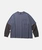 MOIF [Ss26] Layered Vent L/S Tee / Air Force Blue