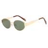New Sunglasses For Women And Men UV400 Sun Glasses Alloy Oval Eyewear