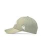 Emelbi Vintage Washed Curve Logo Unstructured Ball Cap Ny (Mg.Khaki)