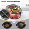 4 Stuks Slowcooker Liner Lekdicht Herbruikbaar Vaatwasserbestendig Siliconen Kookpot Slow Stoofpot Divider Liner Keukengerei