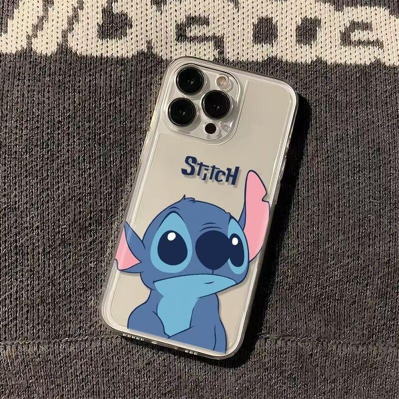 Apple mobile phone cartoon Stitch space case 11promax/11 cartoon/11 simple/11 soft case anti-drop 11