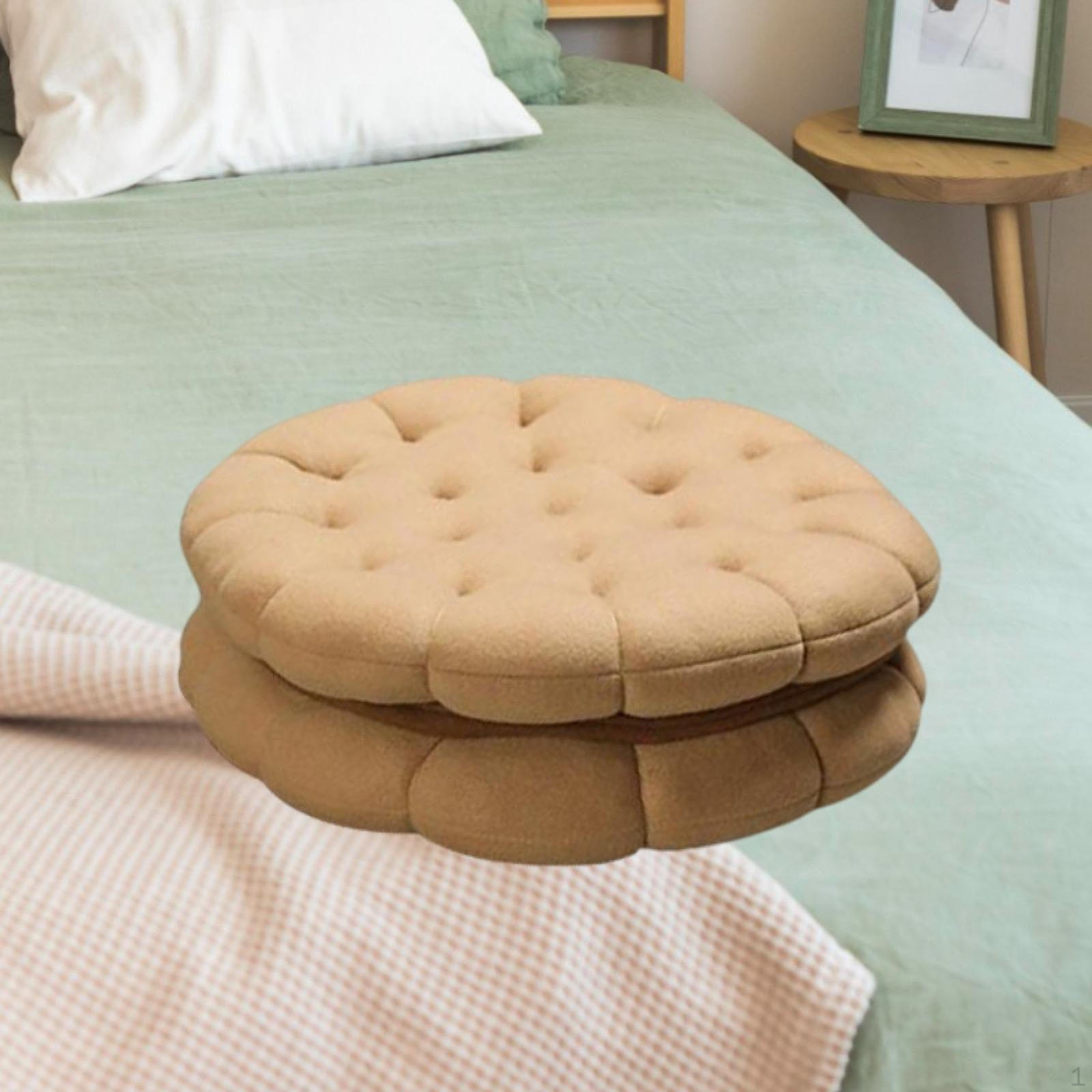 Подушка-подушка в виде печенья для дивана и офиса Light Brown 2327₽