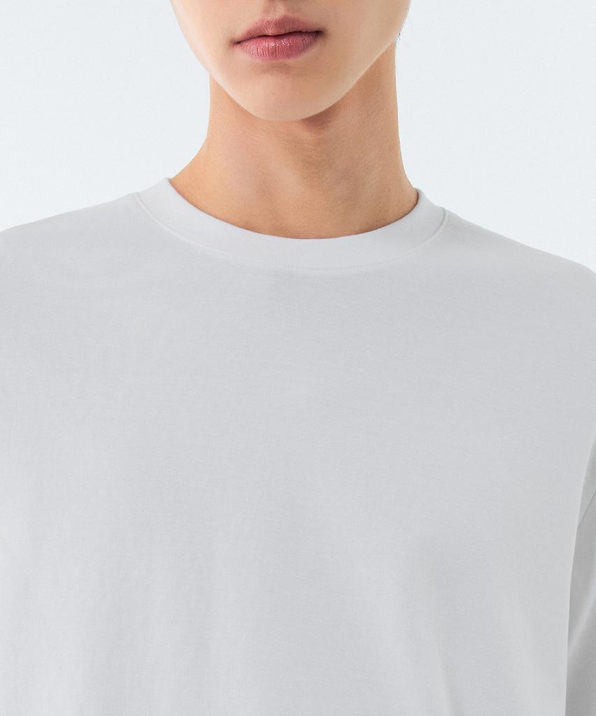 MUSINSA STANDARD [Heat Standard] Crew Neck Long Sleeve T-Shirt [White]