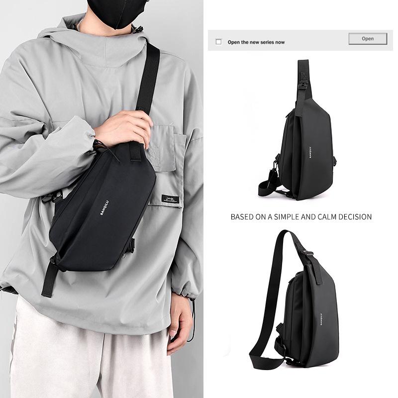 TS JYL laptop bag,Foreign Trade Chest Bag Men Sports Shoulder Bag Leisure Waist Small Pack