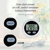 Digital Aquariums Water Thermometers with Large LCD Screen For Easy Fish Tanks Water Temperature Monitoring