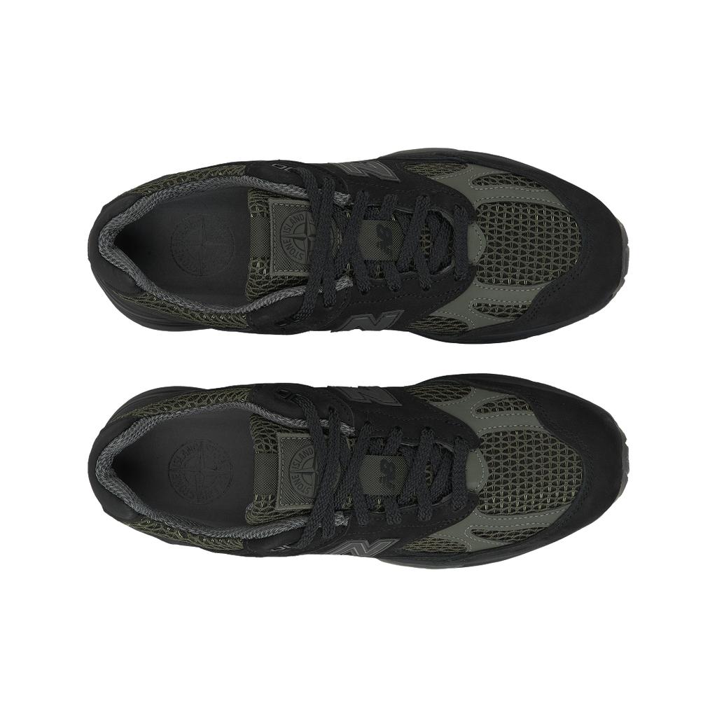 Stone Island X New Balance 991v2 Made In England Black Unisex Sneakers Olive-Night Steel-Gray U991SD2