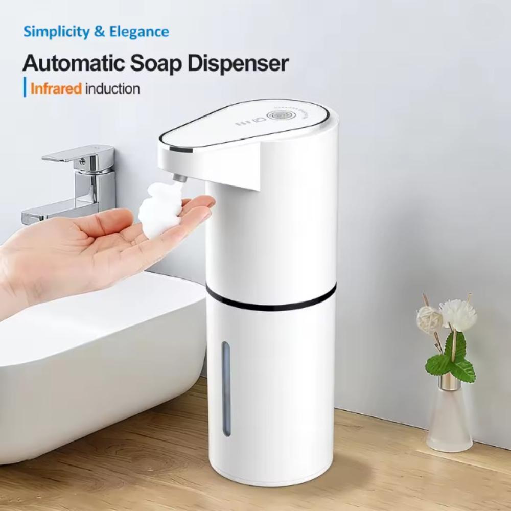 Intelligent Sensor Multi-Speed Contact-Free Wall-Mounted Vertical Hand Sanitizer Bubble Machine Rechargeable Soap Dispenser