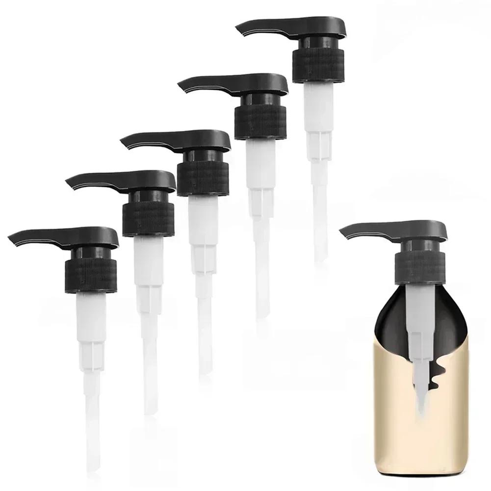 

As Shown 5 Pcs Pump Set Easy Coffee Syrup Dispensing Beverage Dispensing Pump Multiple Flavor Dispensing Handy Syrup Pump Set чорний