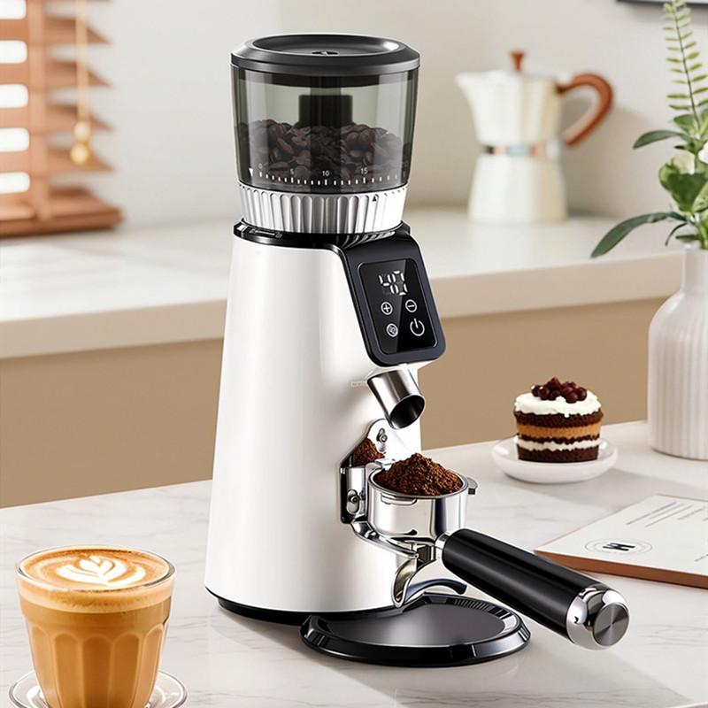 Molinillo de Café Eléctrico, Molinillo Dosificador Totalmente Automático para Uso Doméstico y Comercial