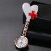 Lancardo Nurse Watch Heart Nurse Clock Waterproof Clip Watch Analog Pocket Watch Cute Rose Gold Nurse Perfect Gift for Nursing Day Women's
