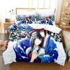 Anime Rurouni Kenshin Bedding Set Duvet Cover Bed Set Quilt Cover Pillowcase Comforter King Queen Size Boys Adult Bedding Set