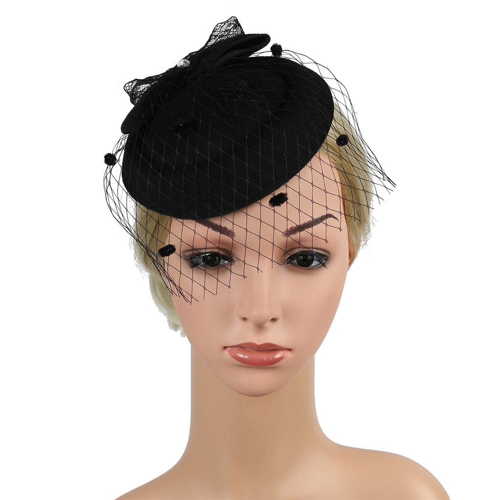 

Чародеи Шляпа Головные уборы для чаепития Ленты Перья на повязке и зажиме One Size