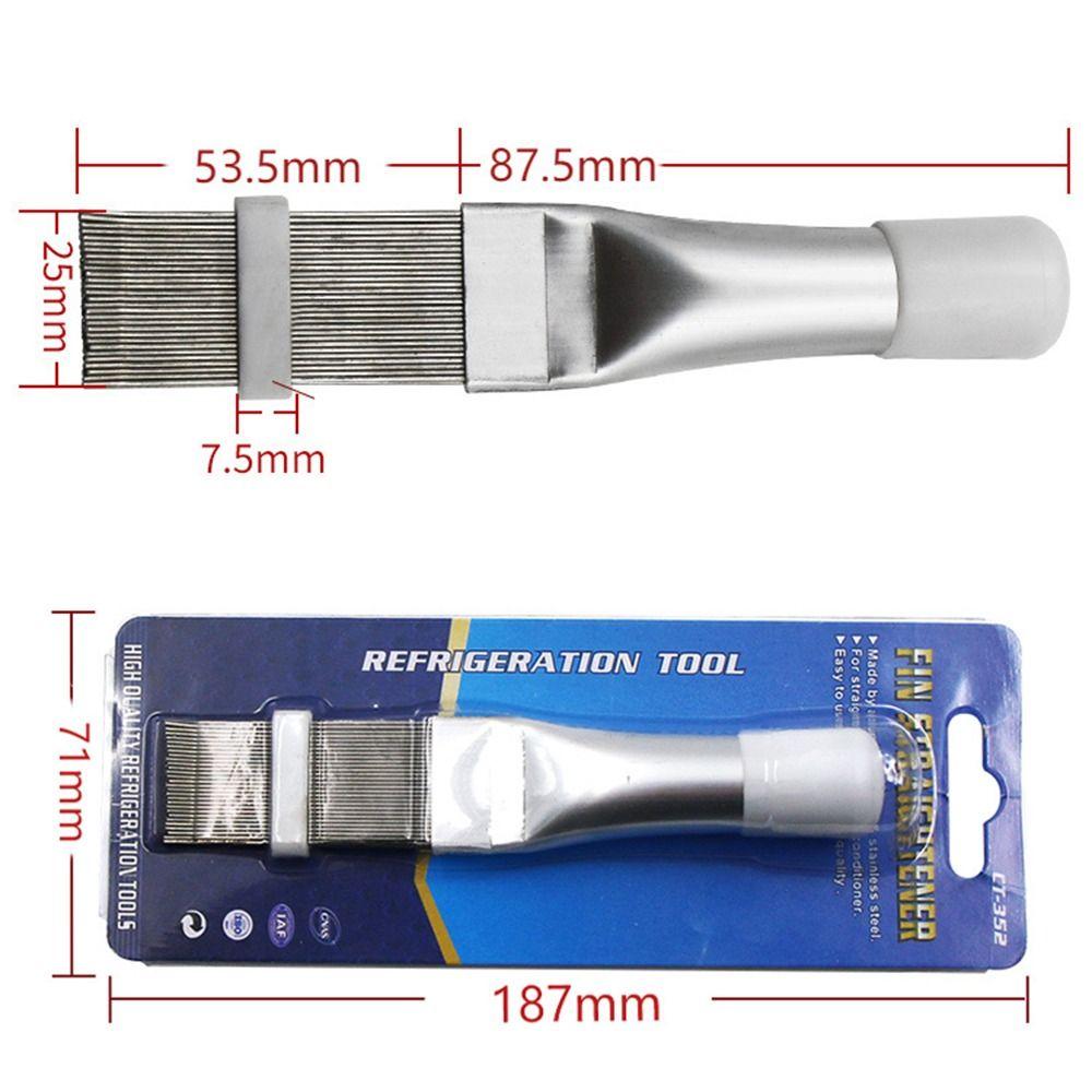 Tools Aluminium Stainless Steel Condenser Comb Air Conditioner Fin Repair Comb Fin Comb Brush