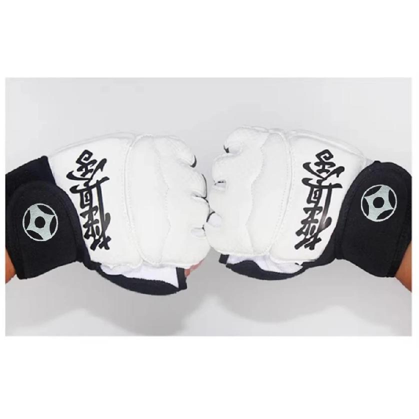 Kyokushin Half Fingers Gloves Karate MMA Fighting Training Boxing Gloves TKD Martial Arts Sparring Hand Protector Kids Adults