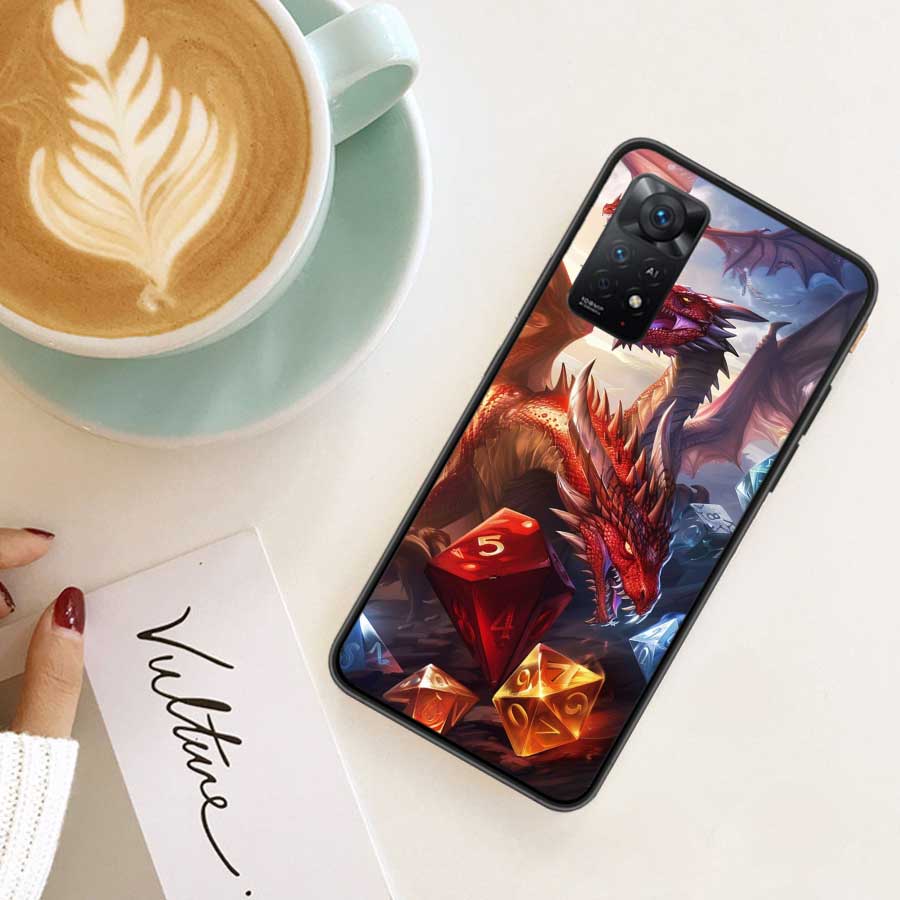 Game D-Dungeons D-Dragons D-DND Phone Case For Redmi 14C 12 12C Note 14S 13 14 Pro Plus K80 Pro 10 10A 10C 9 9A 9C 9T 8 8A TPU C