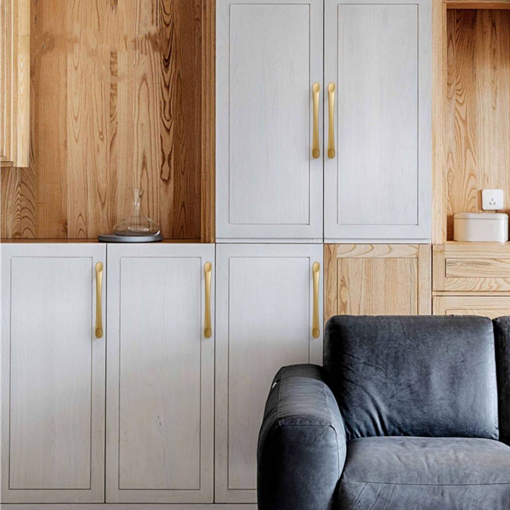 Handles Drawer Cabinet Furniture Kitchen Handles for Cabinet Knob Door Drawer Furniture Kitchen Knob Golden Simplicity Hardware
