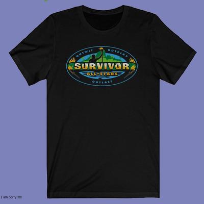 Survivor All Stars Men's Black Size S-3XL