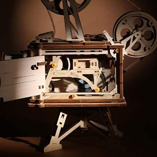 3D Wooden Puzzle LK601 with Japanese Instructions Projector Tsukurundesu®