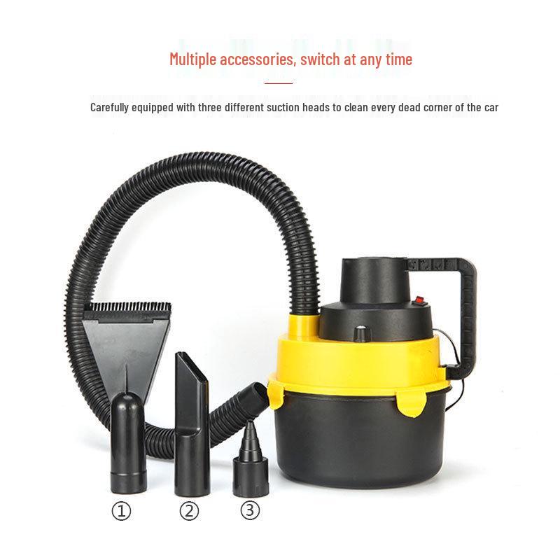 High Power Wet/Dry Car & Home Vacuum Cleaner with Strong Suction