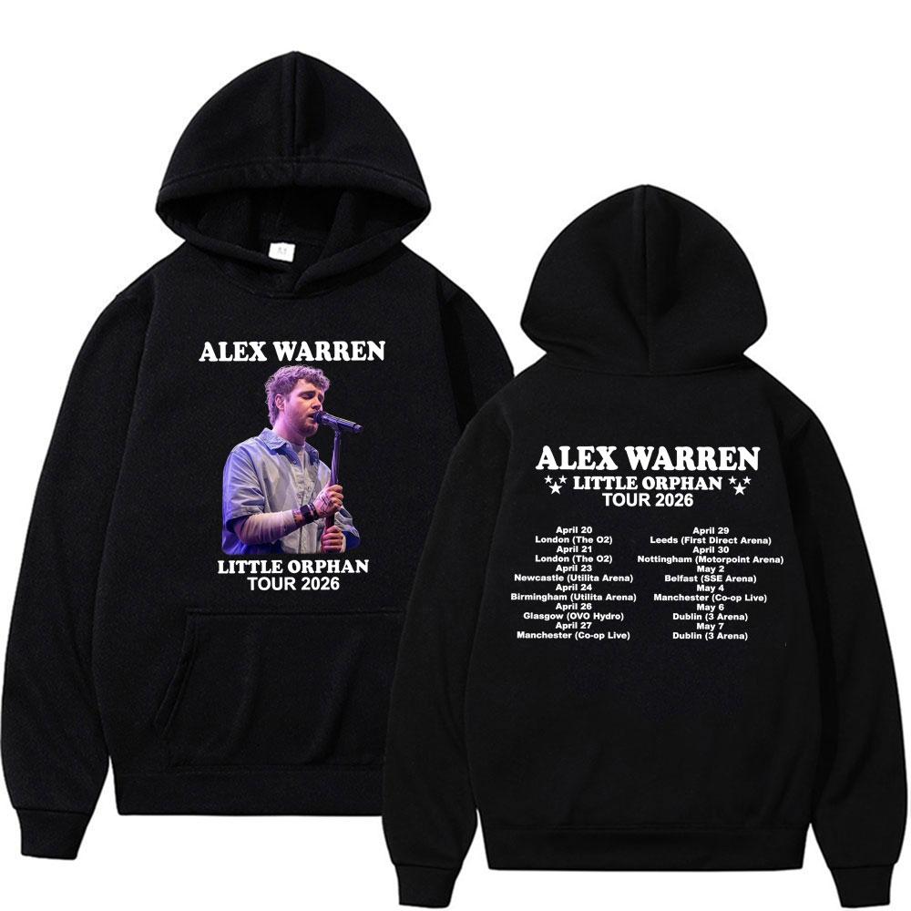 Alex Warren Album Song Titles Music Merch Hoodies Men Women Fashion Retro Long Sleeve Pullovers Winter Casual Fleece Sweatshirts
