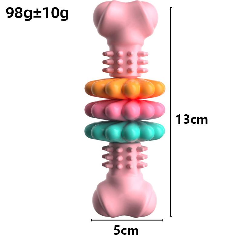 Dayanıklı Isırık Dayanıklı Evcil Hayvan Oyuncağı Diş Fırçası Kemik Sağlam Köpek Oyuncağı İnteraktif Yavru Köpek Oyuncağı Köpek Kemiği Kauçuk Yavru Köpek Çiğneme Oyuncağı Köpek