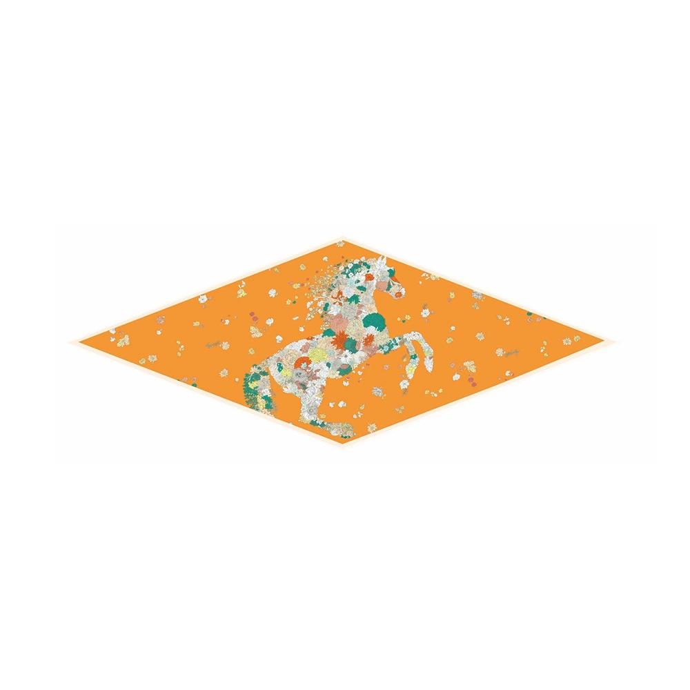 Brand Design Diamond Scarf Luxury Print Silk Scarf Woman Bandana Headband Hijab Foulard Neckerchief Shawl